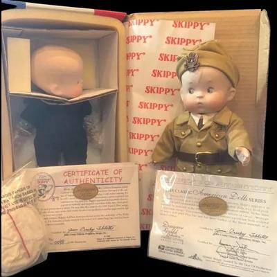 Lot Of Two Certified Skippy Collectible Figures