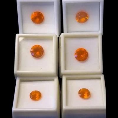 Mandarin Ice Sim 6 Stones 2.5-5.0 CT 