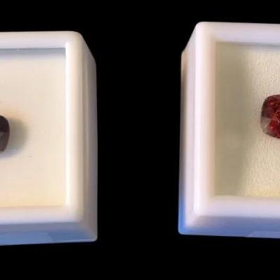 Garnet: Cube Rhodolite- 3.50CT & Cube Hessonite - 4.15CT