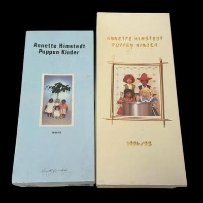 Lot Of Two Annette Himstedt Puppen Kinder Dolls 1992/93 And 1994/95