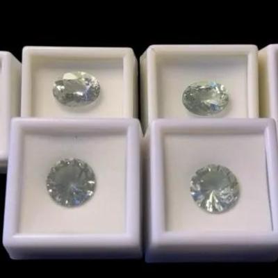 Prasiolite 6 Stones 6.3-8 CT 