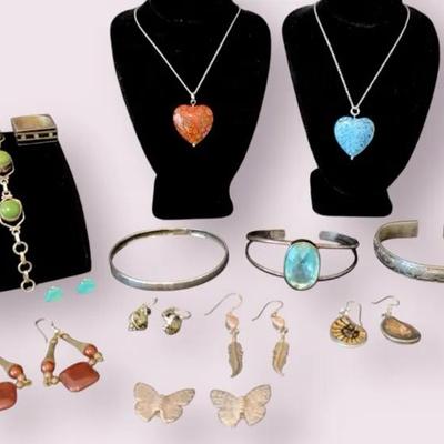 Unique Jewelry Lot - some natural stones 