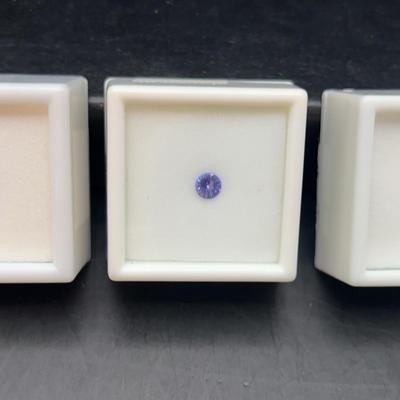 Tanzanite Round .40CT Each (3 Gemstones)