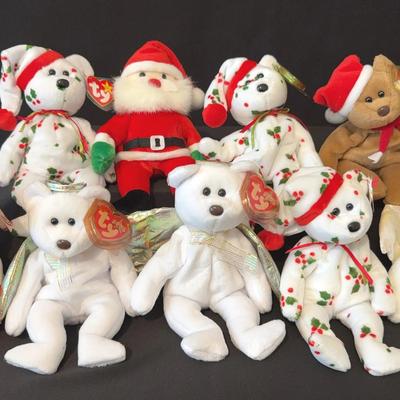 Ty Beanie Babies - Christmas Lot