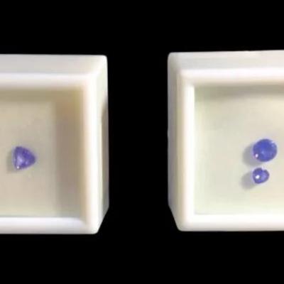 Tanzanite - .45CT Trillion And .50CT & .20CT Round