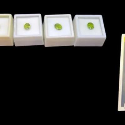 Peridot - Oval Cuts - 1.40CT-3.50CT (5 Gemstones)