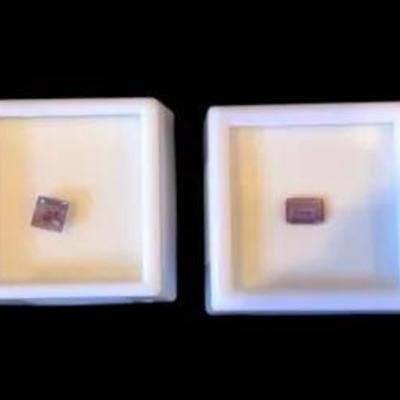 Russian Lab Alexandrite - 1.00CT (2) & 0.90CT (2)