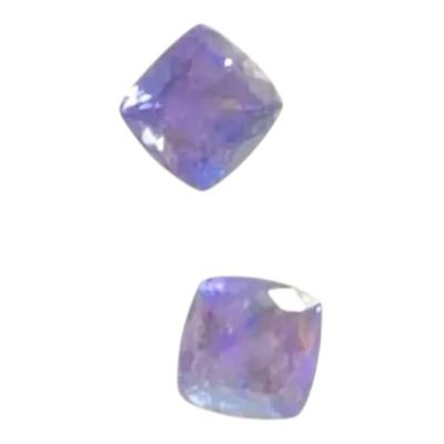 1.75 CT Cushion Cut Matched Pair Tanzanite