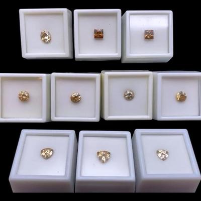 Strontium Titanate (Nat & Sim): Oval, Trillion, Round, And Princess Cut- See Pics For Details