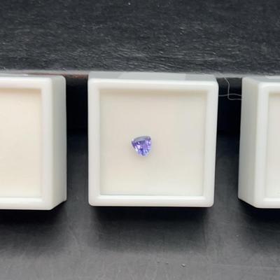 Tanzanite Trillion Cut .40CT, .55CT, & .75CT