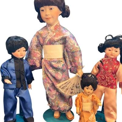 Marian Yu Design Porcelain Dolls And Vintage Geisha Porcelain Doll