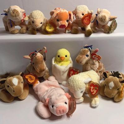 Vintage ty Beanie Baby Farm Animals Edition