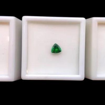 Two (2) 0.20CT Min 4mm Round Demantoid Garnets