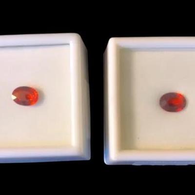 Garnet: Oval Spessartite- 1.20CT & 1.50 CT