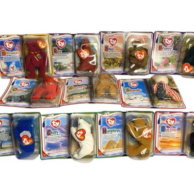 Vintage McDonald’s Teenie Beanie Babies 2000 Complete Collection Set Of 11
