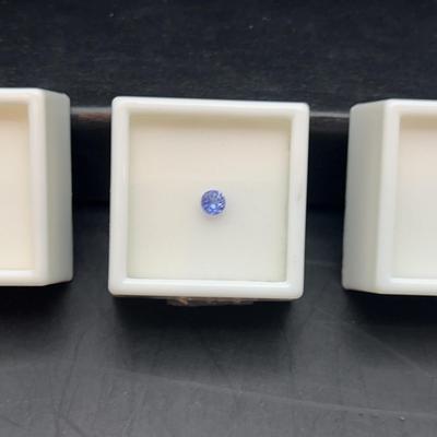 Tanzanite - .35CT Trillion, .40CT Round & .55CT Oval