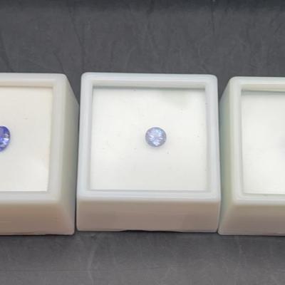 Tanzanite - .75CT (2)Oval, .65CT Round, 1.25CT Trillion & .30CT Pear Shaped