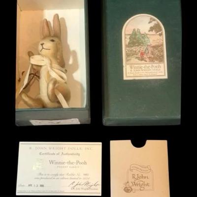 R. John Wright Winnie The Pooh Pocket Rabbit