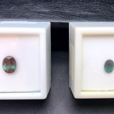 Labradorite Green Oval 1.50CT And .50CT