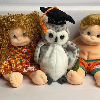 Vintage ty Beanie Babies Including Two Of Hope Praying Bear With Tag Errors Lot 1