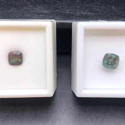 Labradorite Green Cushion Cut 1.00CT & 1.50CT