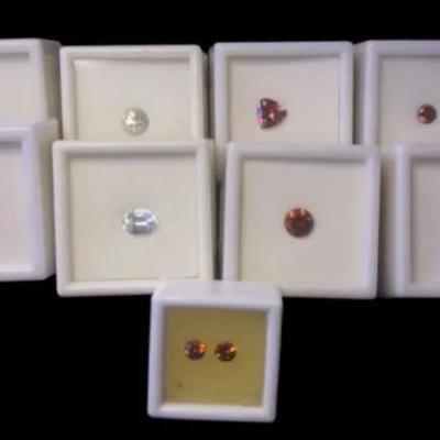 Zircon Lot Of 10 Stones .60-2.5 CT