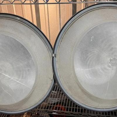 Pair of Lithonia Hi-Tek 250W Metal Halide High-Bay Light Fixtures