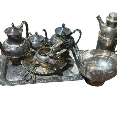 Silver Plated  Mystery Lot Reed & Barton And Others 