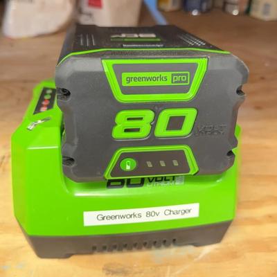 GreenWorks Pro Battery & Charger 2