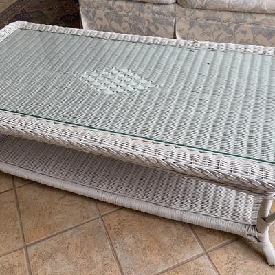 Wicker Coffee Table