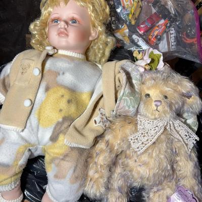 Vintage Doll & Hot Wheels