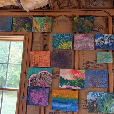 Wall Of Original Artwork