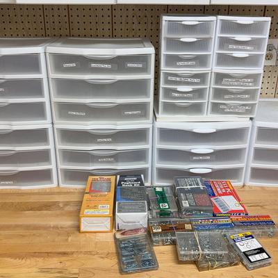 Bolts, Screws, Pegboard & Storage Containers 