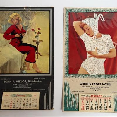Original 1950’s Nude Calendars