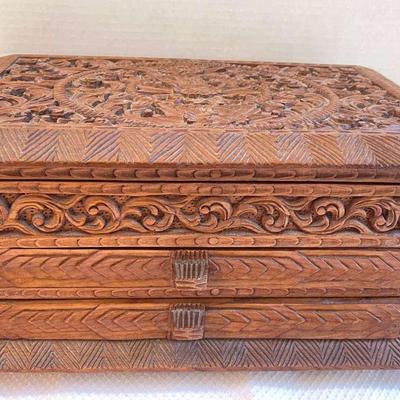 Large Wooden Jewelry Box