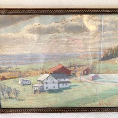 Lovely Vintage Pastel By A Korean Missionary