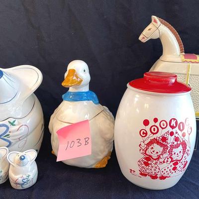 4 Vintage Cookie Jars