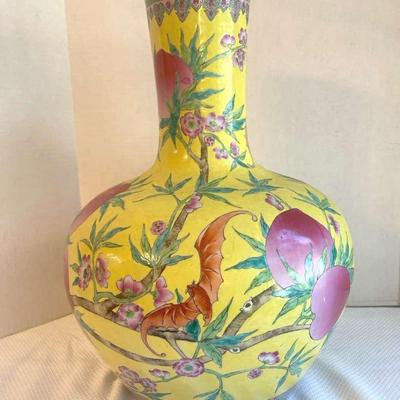 Very Large Asian Porcelain Vase