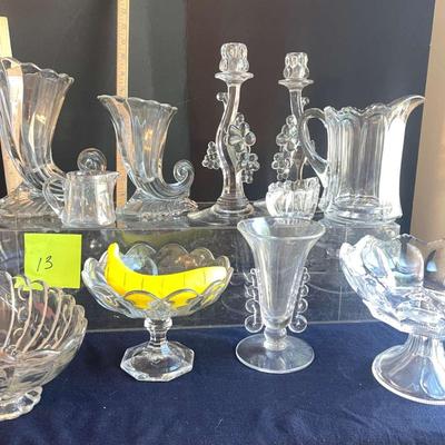 Another nice collection of glass, mostly Heisey