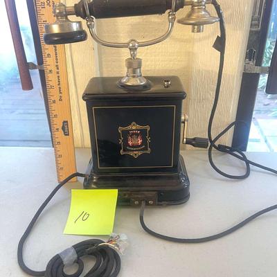Antique Danish Telephone "Jydsk Telefon Aktieselskab"