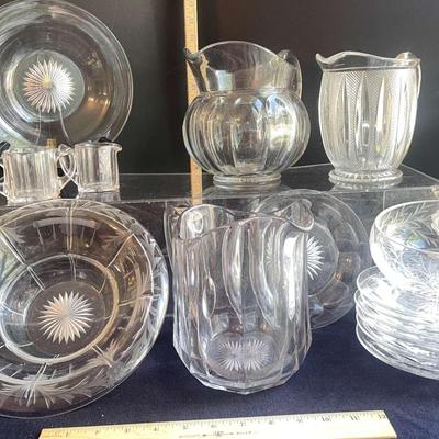 Nice collection of glass, mostly Heisey