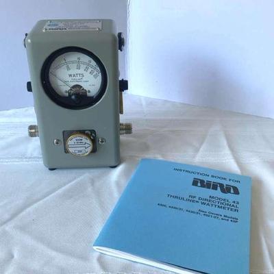Bird Thruline Wattmeter