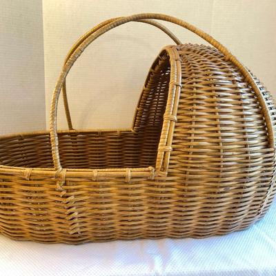 Vintage Moses Style Baby Basket