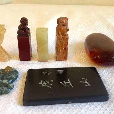 Small Asian Stone Pieces