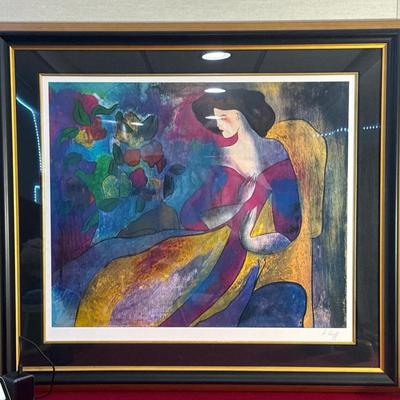 Linda Le Kinff Annabella Seriolithograph – Framed & Signed