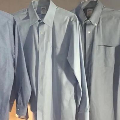 Lot of 4 Brooks Brothers Men's Dress Shirts - Size 15 ½ - 32/33
