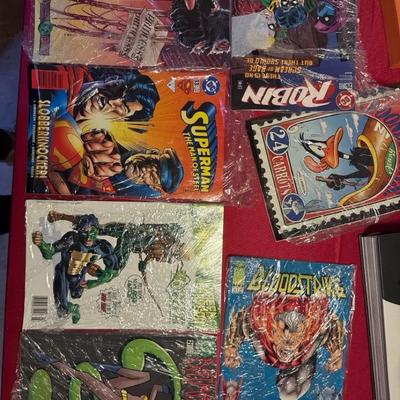 Lot of 7 Comic Books — DC, Marvel & More