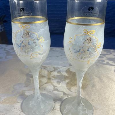 Creazioni Silvestri Italian Crystal Wine Glasses