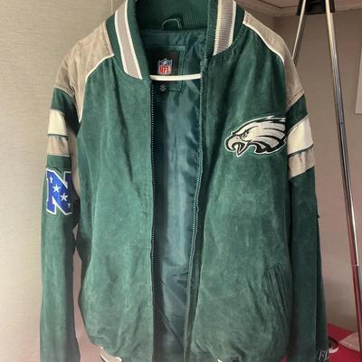 Philadelphia Eagles NFL Suede Jacket – Size M