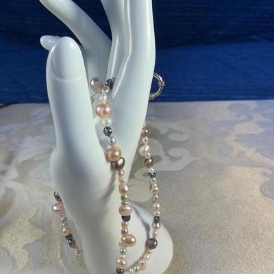 Multi-Color Freshwater Pearl Bracelet